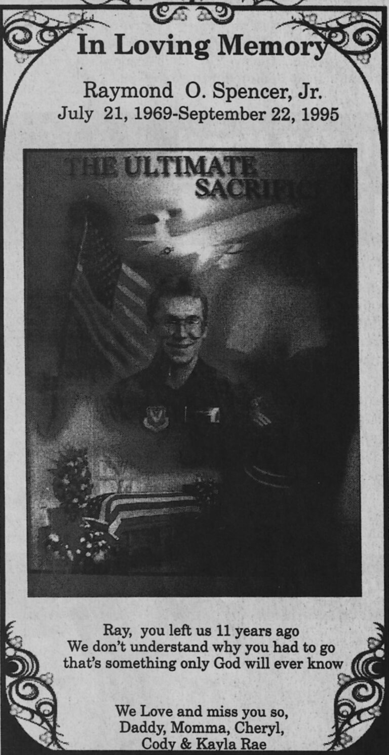 Raymond O. Spencer, Jr. – Obituaries for Walton County, Florida
